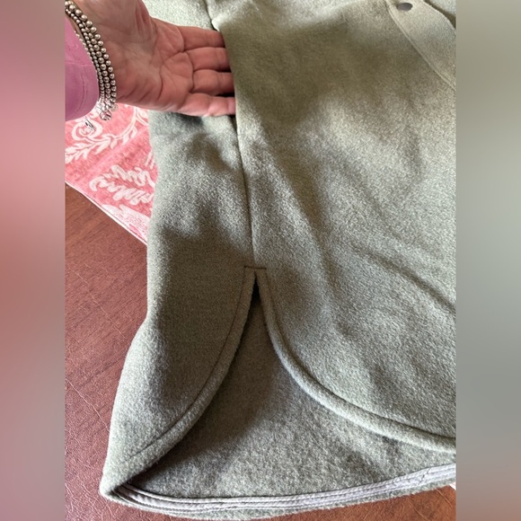 NWOT TALBOTS Sage/Olive Green Wool-Blend Shacket SZ L - Never Worn - Picture 16 of 16